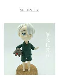 粘土手办维克托q萌小人偶做法 clay figures character fictional characters