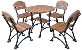 Magical, meaningful items you can't find anywhere else. Casa Padrino Art Nouveau Garden Furniture Set Brown Black 1 Garden Table 4 Garden Chairs Garden Terraces Catering Furniture
