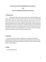 Contoh kertas kerja penubuhan persatuan. Kertas Kerja Minggu Bahasa Melayu 2018