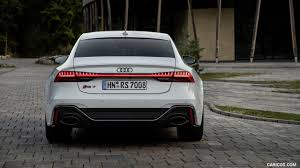 Whether the exterior colour, rim or headlights technology: 2020 Audi Rs 7 Sportback Color Glacier White Rear Hd Wallpaper 97