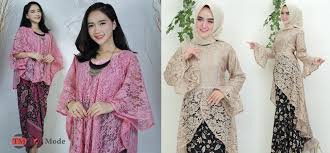 29 model baju gamis kombinasi brokat pesta terbaru di tahun 2019/2020 model baju gamis kombinasi brokat muslim ini bisa. 55 Model Baju Kebaya Brokat Cantik Terbaru Muda Co Id