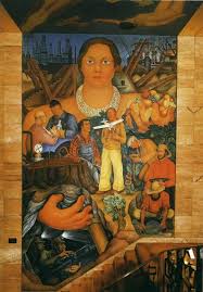 La alegoría es una figura retórica consistente en una sucesión de metáforas que juntas evocan una idea compleja: Rivera Diego Allegory Of California Alegoria De California 1930 Mutualart