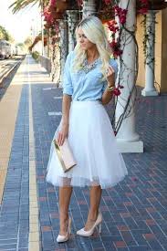 35 Stylish Bridal Shower Outfits For Brides Tulle Skirts Outfit Fashion Bridal Shower Outfit