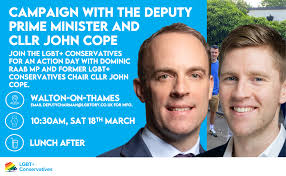 Campaigning with the Deputy Prime Minister and John Cope