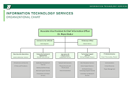 information technology services organizational chart