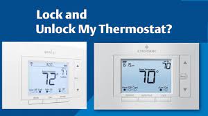 This thermostat has a keypad lockout feature that prevents any unwanted use of it. How To Lock Unlock Emerson Thermostat