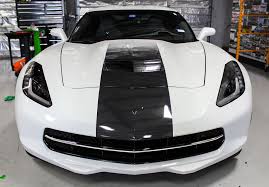 Black And White Corvette Stingray White Corvette Stingray Custom Ideas White Corvette Corvette Stingray Car Wrap