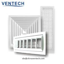 Return vents are usually larger than heat registers and can generally be found close to the ground or in the floor in older homes or on a wall close to a ceiling in newer homes. China Hvac Return Vent Covers Air Conditioner Registers And Grilles Ceiling Light Diffuser China 4 Way Diffuser Supply Air Diffuser