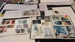 Sketchbooks From Glasgow Clyde College S Nq Portfolio Preparation Course Portfolio Oomph Getting You Into Art College W Sketch Book College Art Gallery Wall