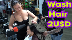 Get salon prices, coupons, hours and more. Massage Face Wash Hair In Vietnam Barber Shop Asmr With Beautiful Girl 2 Dollars 2020 Youtube