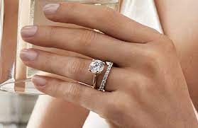 Engagement ring wedding band order. How To Wear A Wedding Ring Set The Must Read Guide