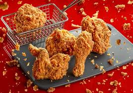 Scattered Chicken Pieces With Crisp Skin Bits Desain Menu Makanan Ayam