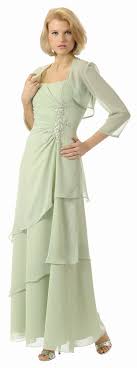 Sage Green Full Length Mother Of The Bride Or Groom Formal Dress Gowns Dresses Sage Green Dress Mother Of The Bride Dresses