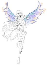 Winx Club Daphne Winx Club Coloring Pages Mythical Creatures