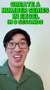 Create a Number Series in Excel Instantly