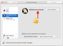 Click on the field computer name: How To Change Full Name Of A User Account On Mac Osxdaily
