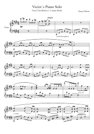 Christmas eve montagedanny elfman • the nightmare before christmas (original motion picture soundtrack). Victor S Piano Solo Corpse Bride Sheet Music Download Free In Pdf Or Midi Corpse Bride Corpse Bride Piano Tim Burton Corpse Bride