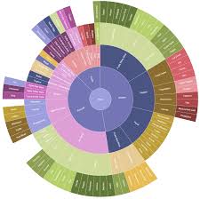 software development sunburst chart data integration