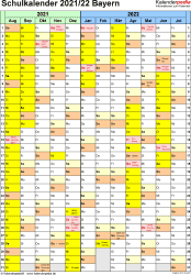 Kalenderpedia 2021 bayern pdf : Schulkalender 2021 2022 Bayern Fur Word