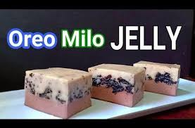 Oreo Milo Jelly Cake How To Make Oreo Milo Jelly Recipe Youtube Jelly Recipes Oreo Jelly Cake