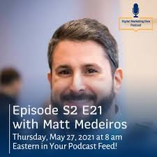 Episode S2 E21 with Matt Medeiros (@mattmm) comes out in your podcast feed  Thursday at 8am Eastern! Make sure you listen to this one!!!!!!!!!!, Seth  and Matt talk about podcasting and how to tackle it ...