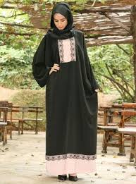 Dantelli Ferace Somon Siyah Gabra Moda Stilleri Somon Siyah