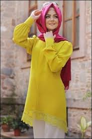 Dantelli Tesettur Spor Tunik Modelleri Tunik Spor Model