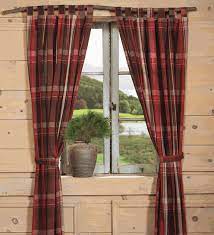 Lodge Retreat Plaid Bedding Collection Beautiful Bedroom Decor Rustic Curtains Cabin Window Treatments