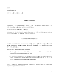 304/2004 privind organizarea judiciară, republicată, cu modificările şi completările ulterioare, în temeiul dispoziţiilor art. Plangere Contraventionala Raspuns La Intampinare Doc Docdroid