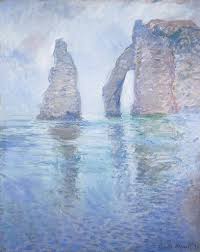 L Aiguille Et La Porte D Aval Vues En Amont C Monet W 1042 Monet Art Claude Monet Art Claude Monet Paintings