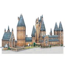 Hogwarts Great Hall Astronomy Tower 3d Puzzle Set Harry Potter Shop Hogwarts Castle Hogwarts Great Hall Harry Potter Castle