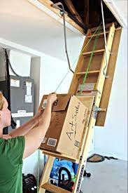 This is exactly where this pulley system becomes helpful. Diy Attic Storage Assistance 9 Steps With Pictures Instructables