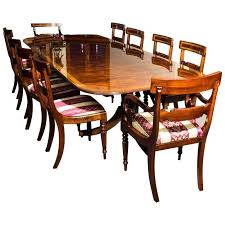 These chairs have been refinished and reupholstered professionally and look great. Set Of Ten 1stdibs Dining Room Sets Bespoke Flame Style Dining Chairs Regency Mahogany Dining Table Mahogany Dining Table Dining Room Sets