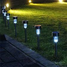 Solar Outdoor Led Landscaping Lamp 4 Pack 29 With Free Shipping Solar Lawn Lights Outdoor Solar Lights Solar Landscape Lighting