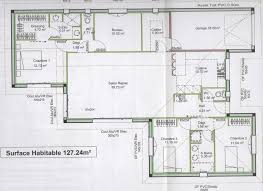Premier Projet Non Abouti Sur Autre Terrain Le Sud En Bas Plan Maison 90m2 Plan Maison Plain Pied Plan Maison