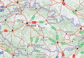 Ostrau (ostrava) ostrau ist die drittgrößte stadt in tschechien. Michelin Landkarte Tschechien Viamichelin