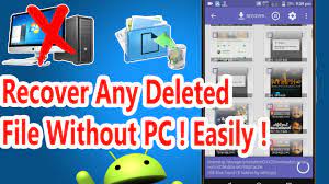 How To Recover Deleted Files From Android Without Pc (No Root And Root ) -  Youtube