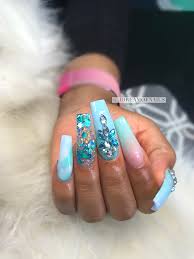 331 great turquoise nail art ideas on tumblr, trending and amazing artificial nailspost by aly polik on nails, one of the best outfits in 2019 artificial nails. Bling Nails Acrylic Nails Long Nails Glitter Nails Ombre Nails Turquoise Nails Turquoise Nails Turquoise Acrylic Nails Glitter Nails Acrylic