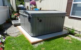 Hot tub installation costs vary on a few factors that you'll need to sort out before purchasing. Hot Tub Spa Base Photos Pics And Testimonials Reviews How To Install A Spa Hot Tub Base No Concrete No Sand Insu Hot Tub Deck Hot Tub Base Hot Tub Backyard
