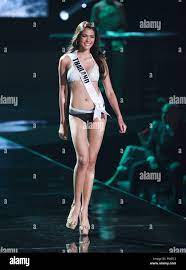 Las Vegas, Nevada, USA. 18th Dec, 2015. Miss Thailand Aniporn  Chalermburanawong participates in the swimsuit segment of the 2015 Miss  Universe Pageant Preliminary Competition and National Costume Show on  December 16, 2015
