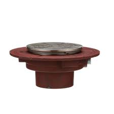 MIFAB F1100 Floor Drain with Round Adjustable Nickel Bronze ...