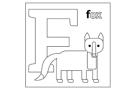 Practice writing the letter f in uppercase and lowercase. Fox Letter F Coloring Page By Smartstartstocker Thehungryjpeg Com