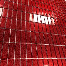 Browse glass and mosaic tile by color, size, or collection. Susan Jablon Mosaics A Twitter Bring The Bling Our Gorgeous 1 X3 Red Glitter Glass Subway Tile Sparkles With Pizzazz Perfect For An Accent Wall Https T Co Es3lxlyox1 Glitter Subwaytile Glasstiles Homedecor Chic