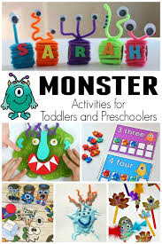 Activities for toddlers are one of the hardest things to come up with. Go Away Big Green Monster Activities For Toddlers And Preschoolers