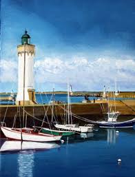 Quiberon Phare De Port Haliguen Peinture Bateau Phare Quiberon