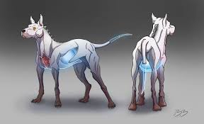 Cyborg Dog Balint Bartis On Artstation At Https Www Artstation Com Artwork A4k4w Robot Animal Creature Drawings Sci Fi Concept Art