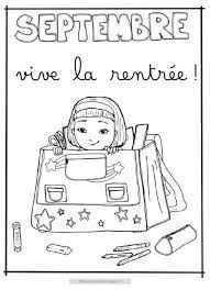 bibouche en classe le mois de septembre coloriage documents pour la date rentree cahier vie maternelle bonjour kitty dit joyeux anniversaire