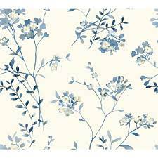 York Wallcoverings Watercolors Soft Blossoms Strippable Roll Covers 60 75 Sq Ft Wt4537 The Home Depot In 2020 Wallpaper Stores Wallpaper Walls Decor Wallpaper
