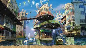 An Adventurous Beach Town 1920 X 1080 Followme Cooliphone6case On Twitter Facebook Google Inst Anime Scenery Anime Scenery Wallpaper Scenery Wallpaper