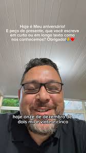 46 Anos! Me sinto um homem extremamente abençoado por Deus! Pela minha  família, amigos e por todas as pessoas que passaram em minha vida, que de  alguma forma contribuíram com a minha história! 🙏